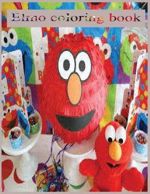 Book cover for Elmo coloring book