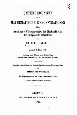 Book cover for Unterredungen und mathematische Demonstrationen, Über zwei neue Wissenszweige
