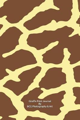 Book cover for Giraffe Print Journal