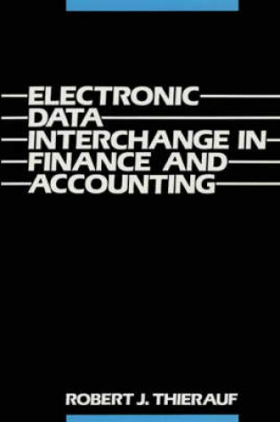 Cover of Electronic Data Interchange in Finance and Accounting