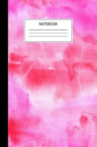 Cover of Pink Watercolor Notebook