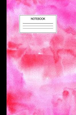 Book cover for Pink Watercolor Notebook