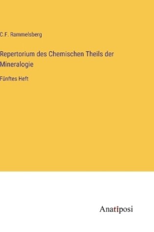 Cover of Repertorium des Chemischen Theils der Mineralogie