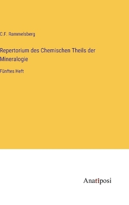 Book cover for Repertorium des Chemischen Theils der Mineralogie