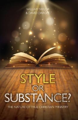 Book cover for Style Or Substance?