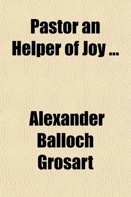 Book cover for Pastor an Helper of Joy