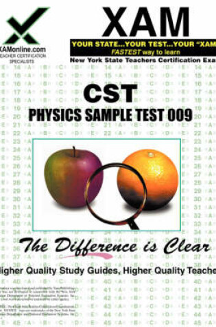 Cover of NYSTCE CST Physics Sample Test 009