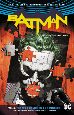 Book cover for Batman Vol. 4: The War of Jokes and Riddles