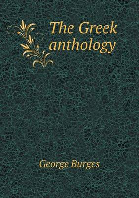 Book cover for The Greek anthology