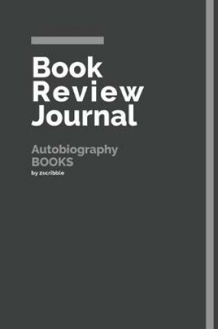 Cover of Book Review Journal Autobiography Books