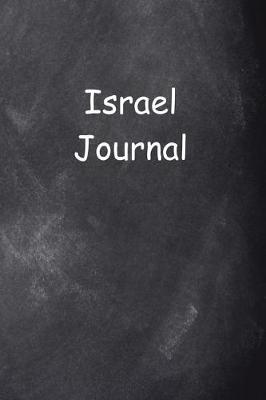 Book cover for Israel Journal Chalkboard Design