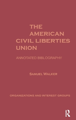 Cover of The American Civil Liberties Union