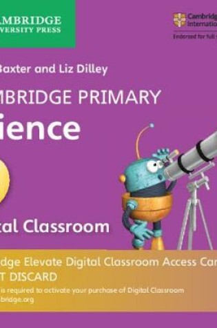 Cover of Cambridge Primary Science Stage 5 Cambridge Elevate Digital Classroom Access Card (1 Year)