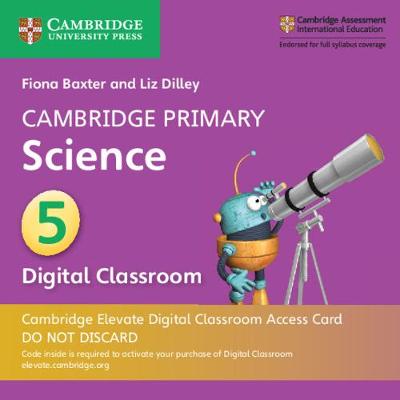 Cover of Cambridge Primary Science Stage 5 Cambridge Elevate Digital Classroom Access Card (1 Year)