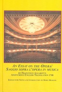 Cover of An Essay on the Opera? Saggio Sopra L'opera in Musica