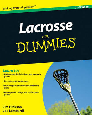 Cover of Lacrosse For Dummies