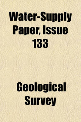 Book cover for Water-Supply Paper, Issue 133