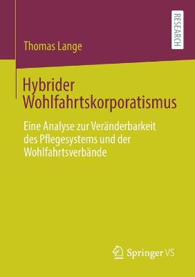 Book cover for Hybrider Wohlfahrtskorporatismus