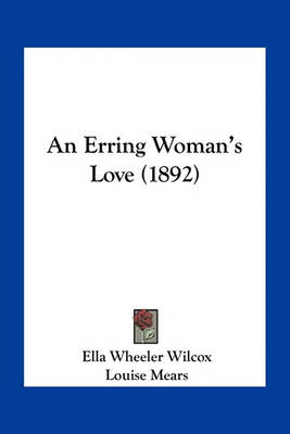 Book cover for An Erring Woman's Love (1892)