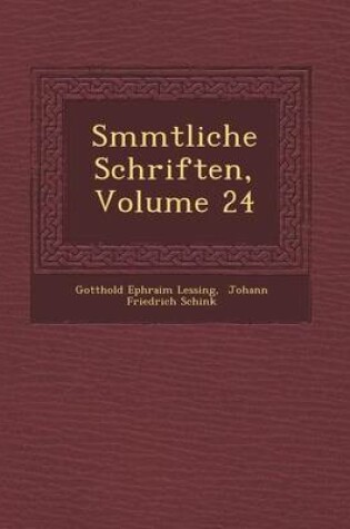 Cover of S Mmtliche Schriften, Volume 24