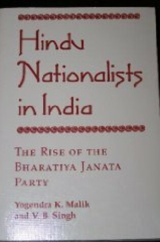 Cover of Hindu Nationalists In India