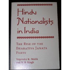 Book cover for Hindu Nationalists In India