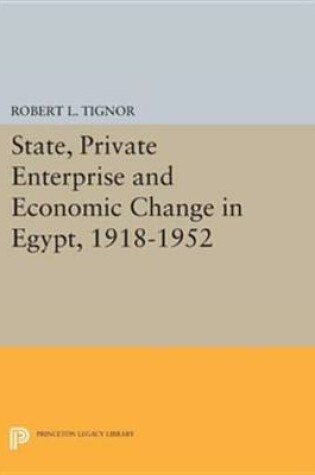 Cover of State, Private Enterprise and Economic Change in Egypt, 1918-1952