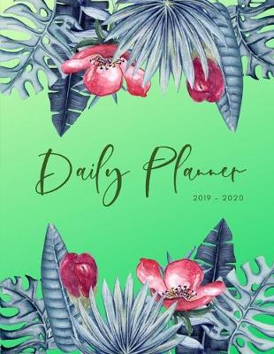 Book cover for Planner July 2019- June 2020 Flower Leaves Monthly Weekly Daily Calendar