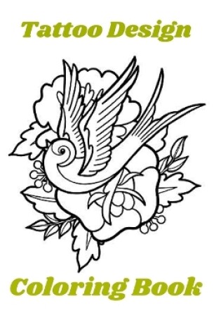 Cover of Tattoo Design Coloring Book