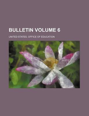 Book cover for Bulletin Volume 6