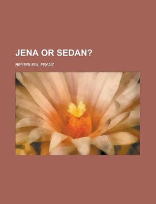 Book cover for Jena or Sedan?