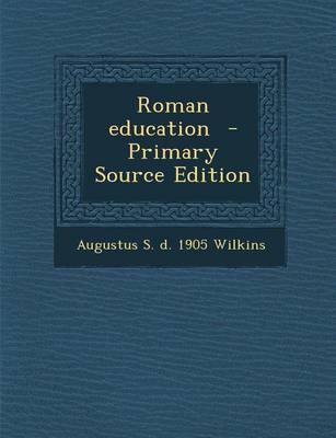 Book cover for Roman Education