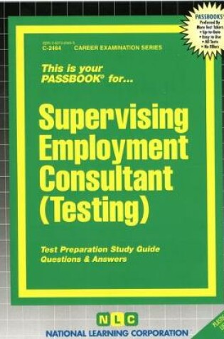 Cover of Supervising Employment Consultant (Testing)