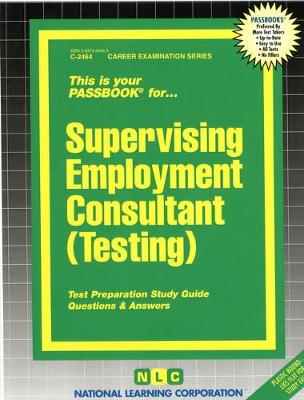 Book cover for Supervising Employment Consultant (Testing)