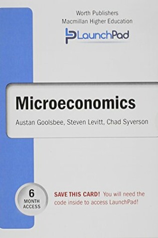 Cover of Launchpad for Goolsbee's Microeconomics (6 Month Access)