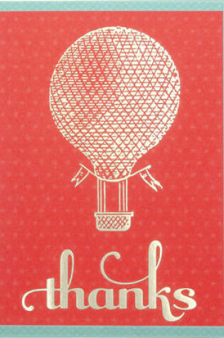 Cover of Hot Air Balloon Glitz Thank You Notes