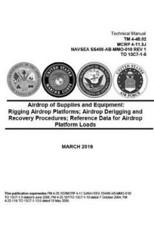 Cover of TM 4-48.02 MCRP 4-11.3J NAVSEA SS400-AB-MMO-010 REV 1 TO 13C7-1-5 Airdrop of Supplies and Equipment