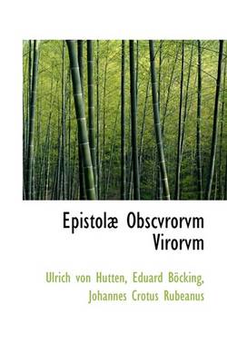 Book cover for Epistol Obscvrorvm Virorvm