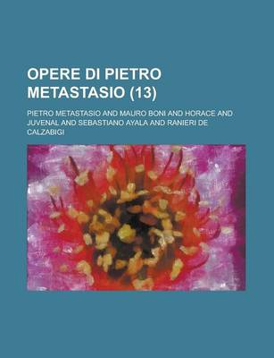 Book cover for Opere Di Pietro Metastasio (13)