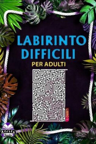 Cover of Libri labirinto difficili per adulti