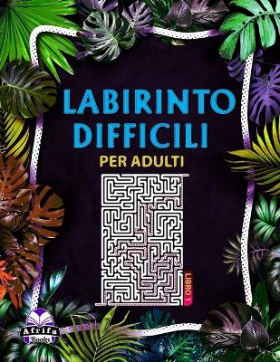 Book cover for Libri labirinto difficili per adulti