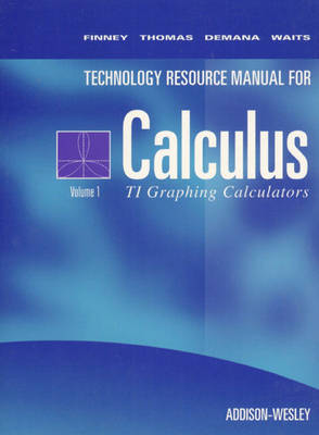 Book cover for Calculus Texas Instrument Technical Resource Manual Volume 1