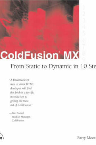 Cover of ColdFusion MX
