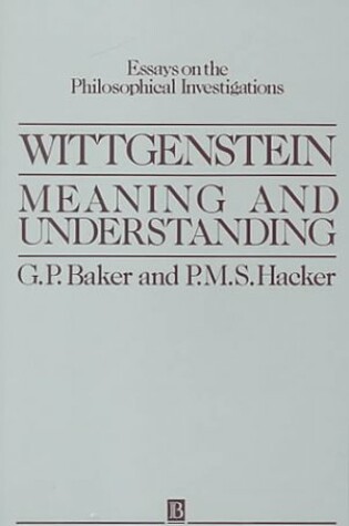 Cover of Wittgenstein