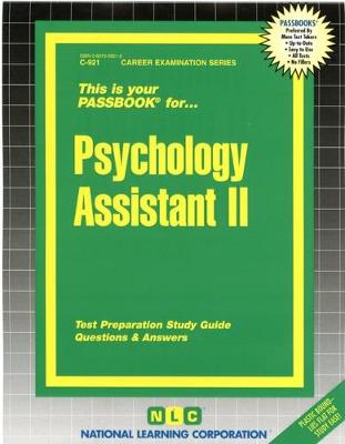 Book cover for Psychology Assistant II