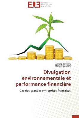 Book cover for Divulgation Environnementale Et Performance Financi re