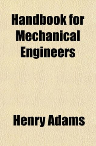 Cover of Handbook for Mechanical Engineers