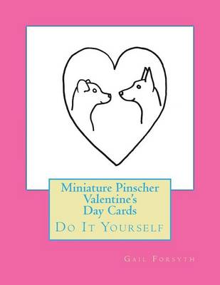 Book cover for Miniature Pinscher Valentine's Day Cards