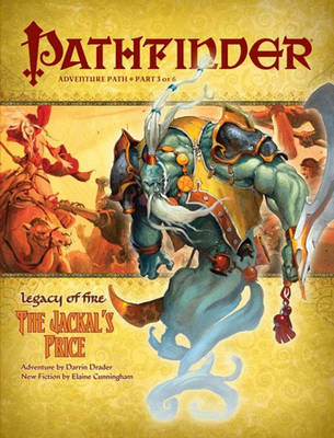 Book cover for Pathfinder Adventure Path: Legacy Of Fire #3 - The Jackal's Price