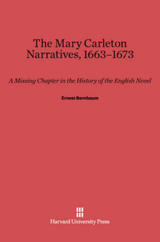 Cover of The Mary Carleton Narratives, 1663-1673